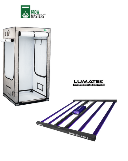 Grow Masters Set 120x120cm + Premium Led